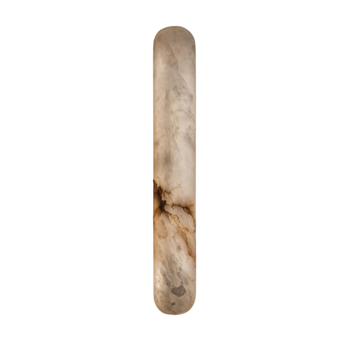 Arvella LED Large Column Alabaster Wall Light - Soft White