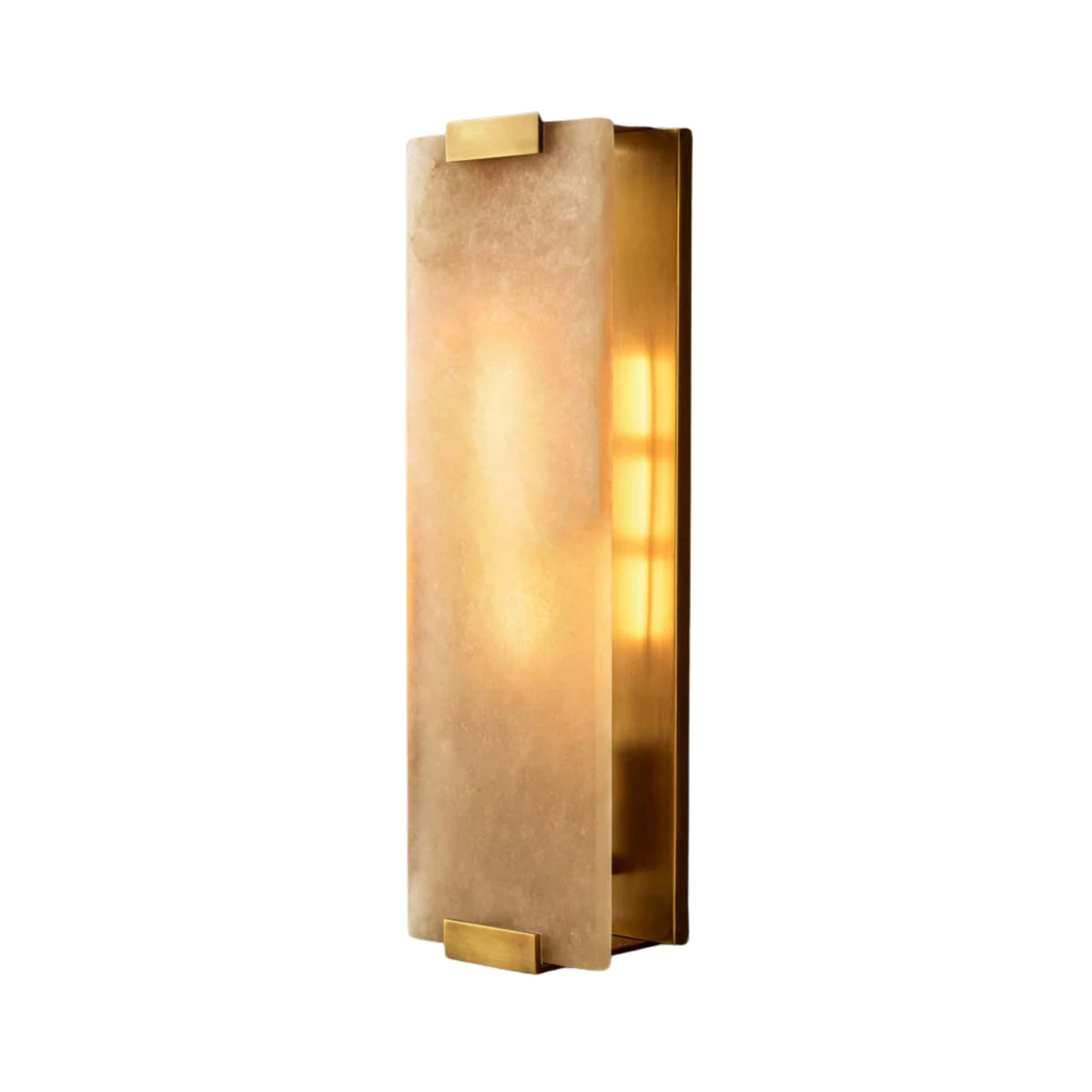Virelux Alabaster Wall Light - Brass