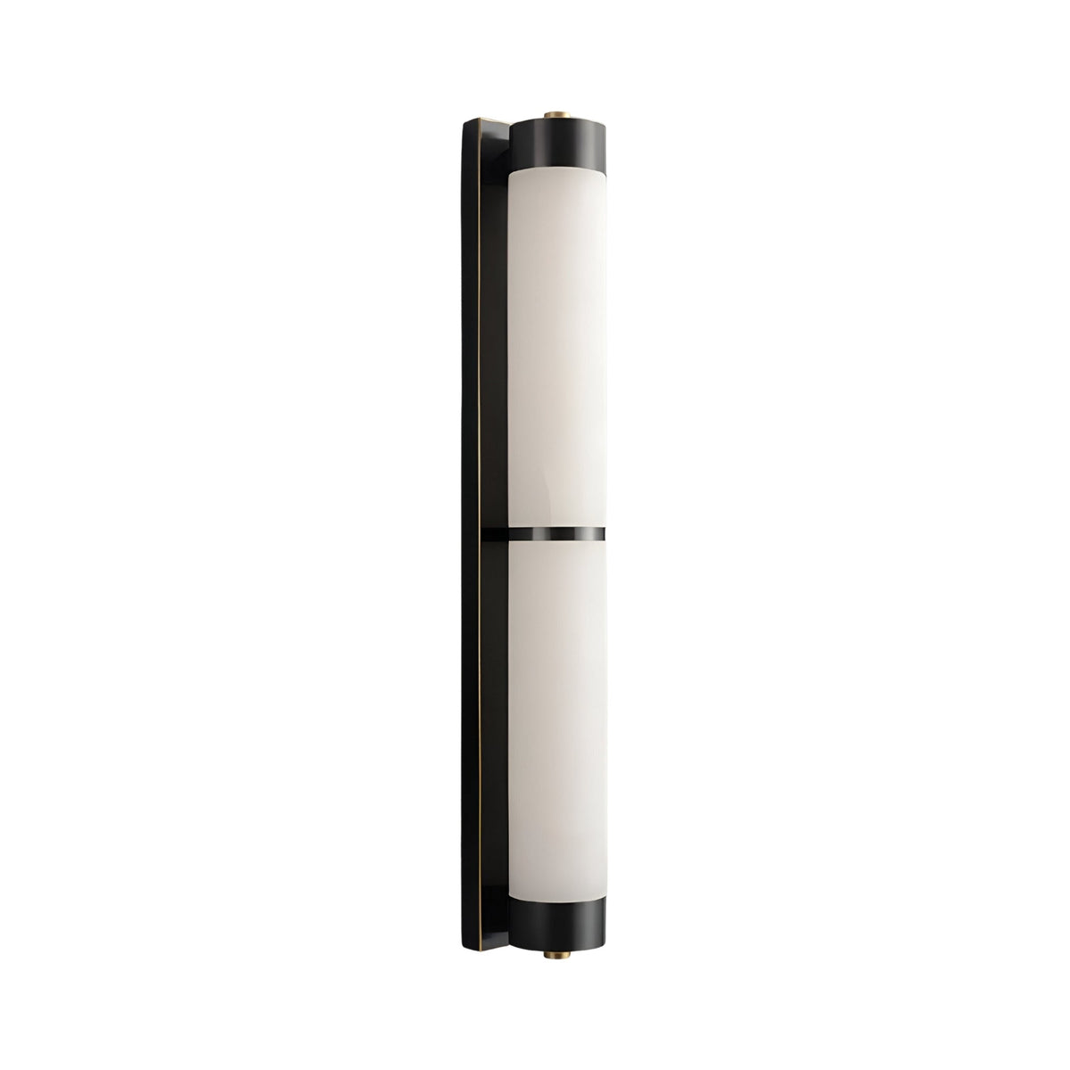 Arelis LED Linear Alabaster Wall Light 600mm - Soft White & Black