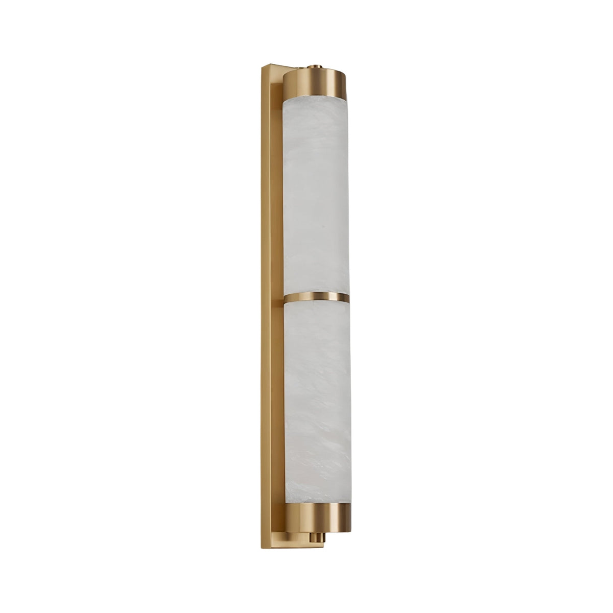 Arelis LED Linear Alabaster Wall Light - Brushed Brass