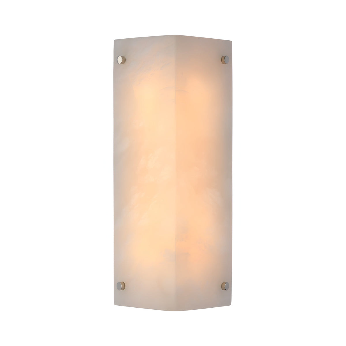 Auralis 1 Light Alabaster Wall Light - Soft White