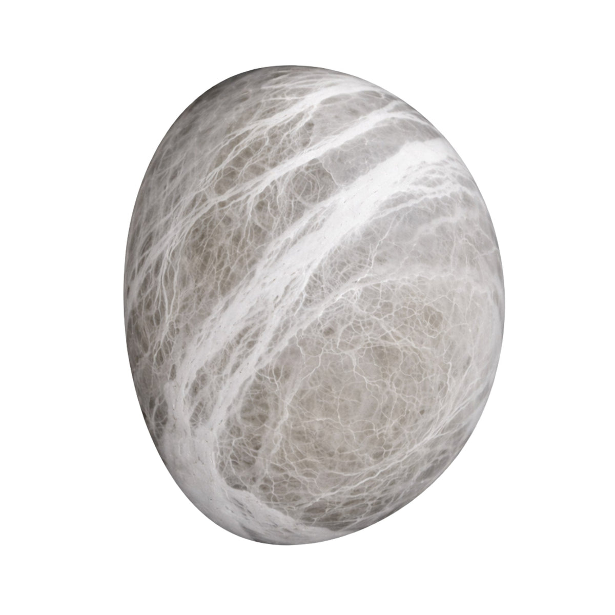 Orvani LED Large Round Alabaster Wall Light - Soft White