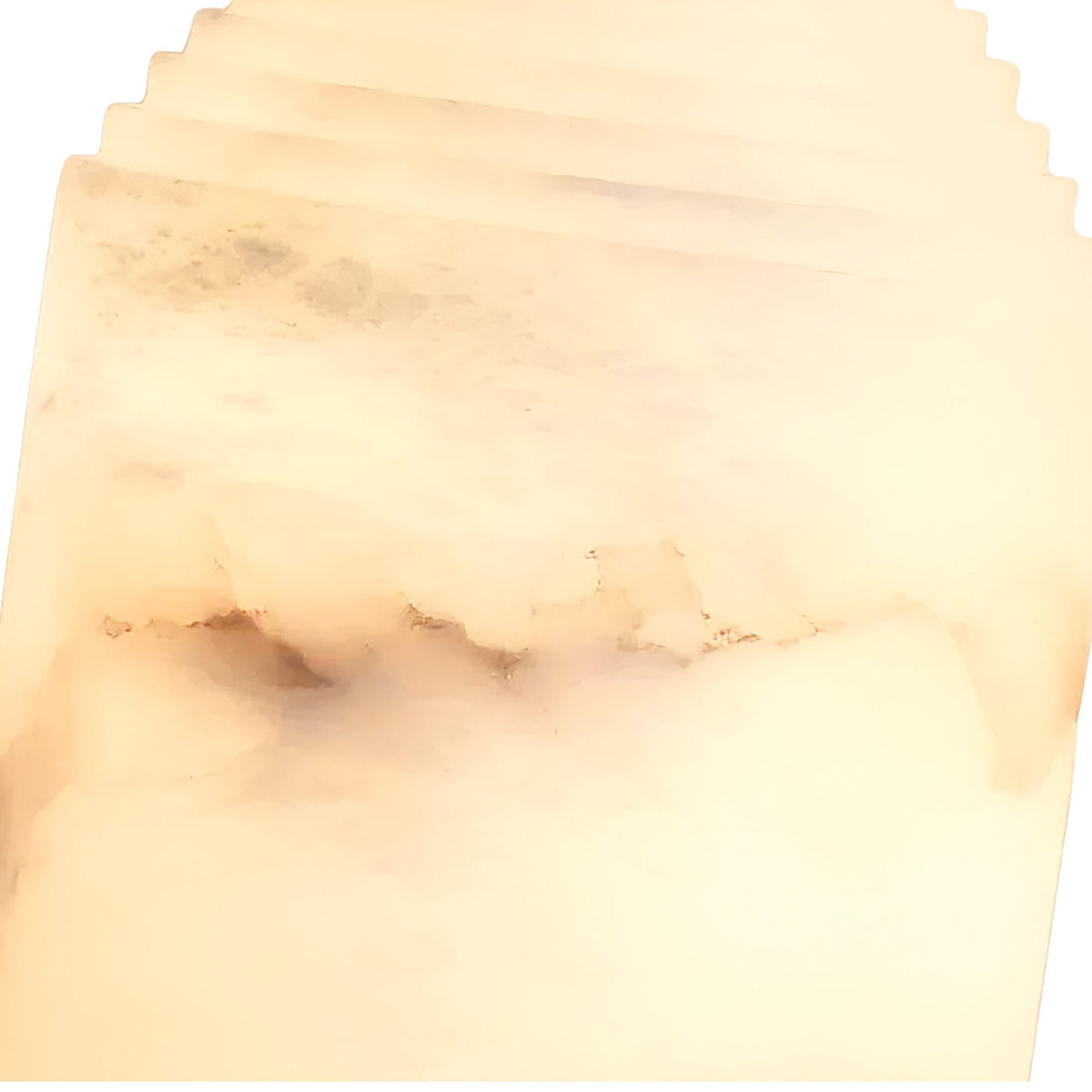 Lumorin Sculpted Alabaster Table Lamp - Soft White