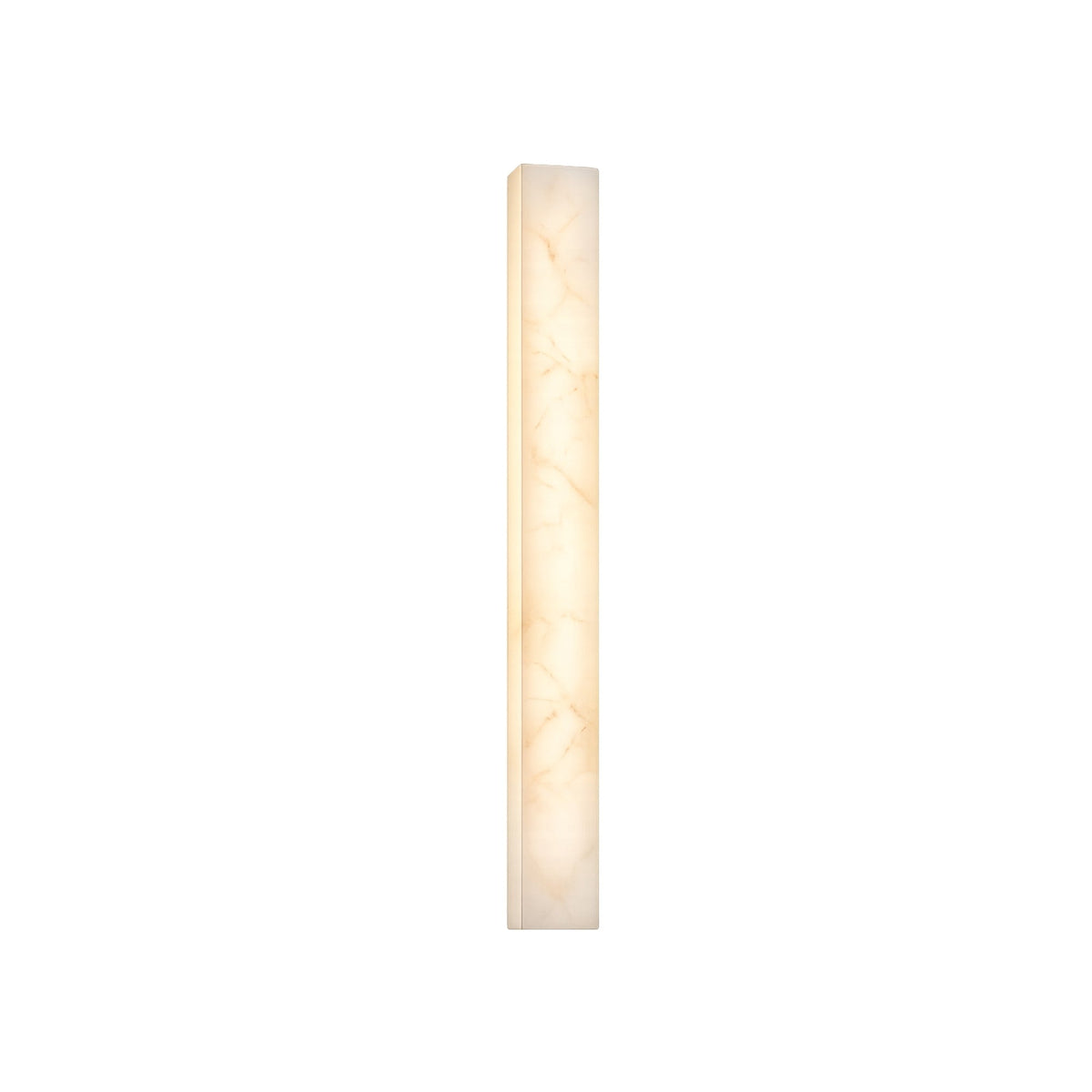 Aureline LED Alabaster Column Wall Light 600mm - Soft White