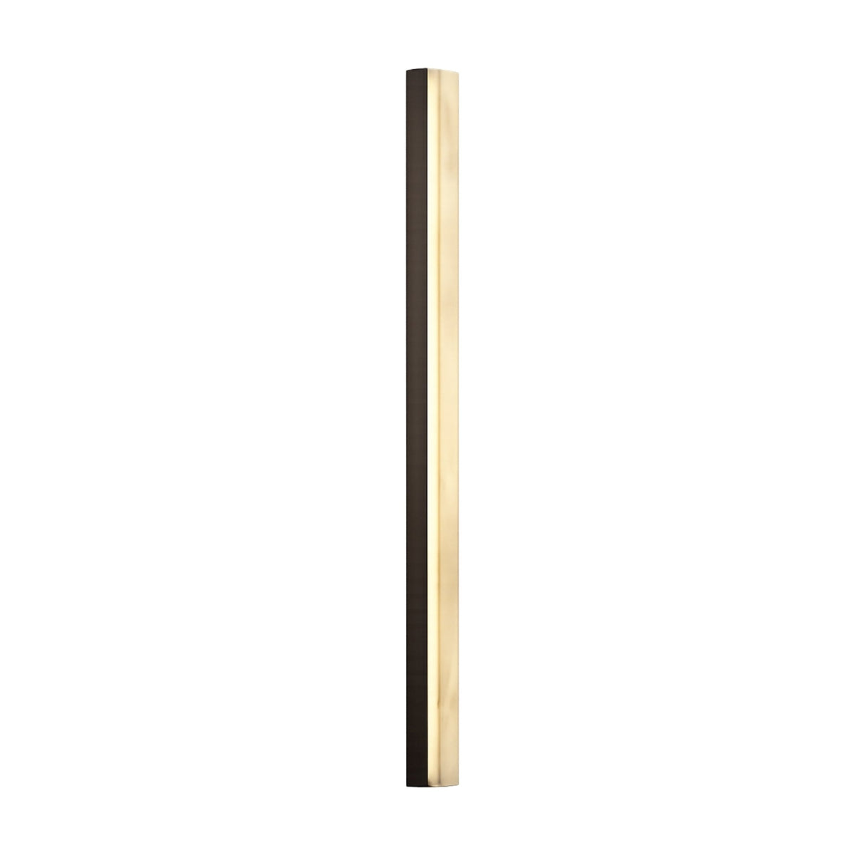 Cornova LED Linear Alabaster Wall Light 900mm - Matte Black
