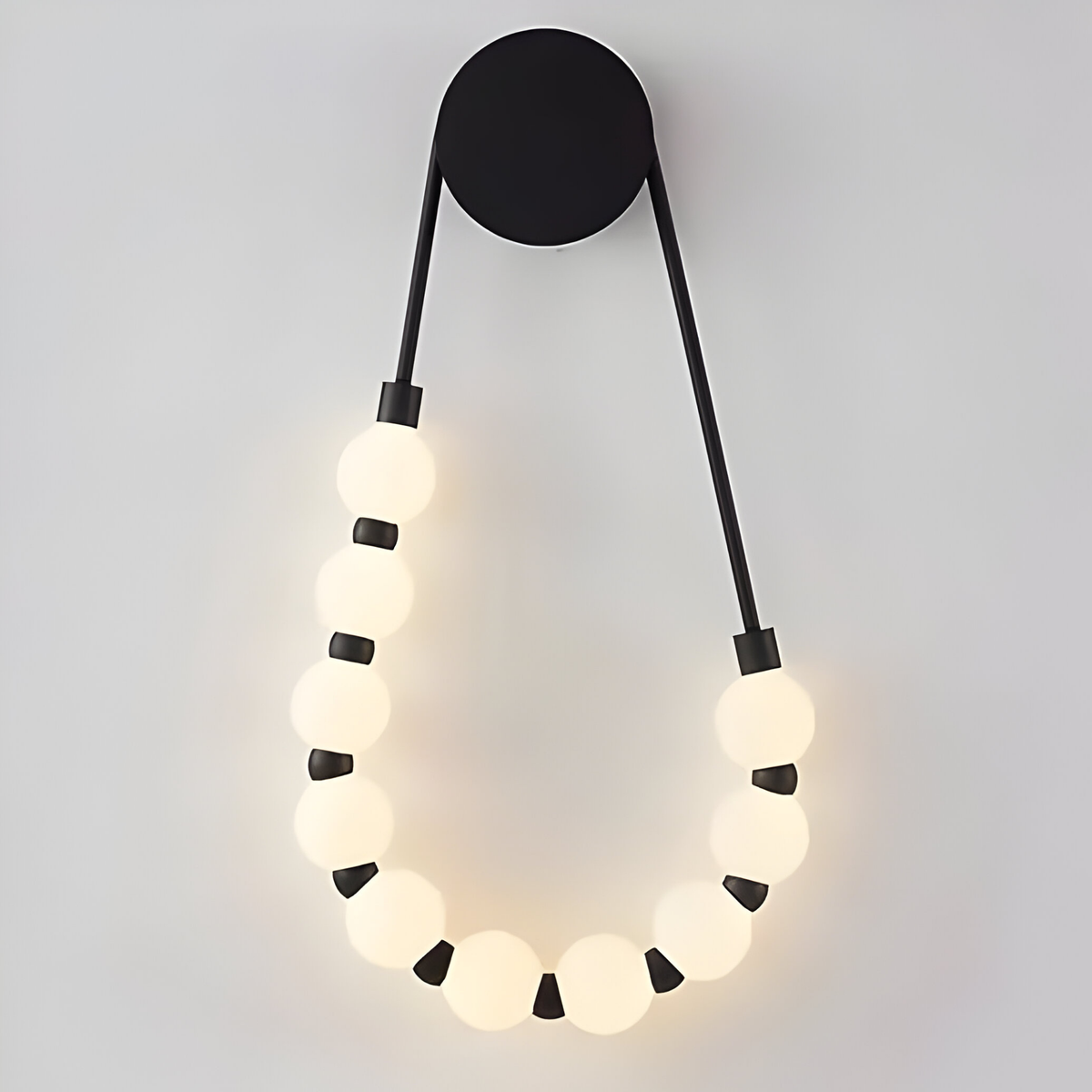 Elixara 10 Light LED Alabaster Wall Light - White