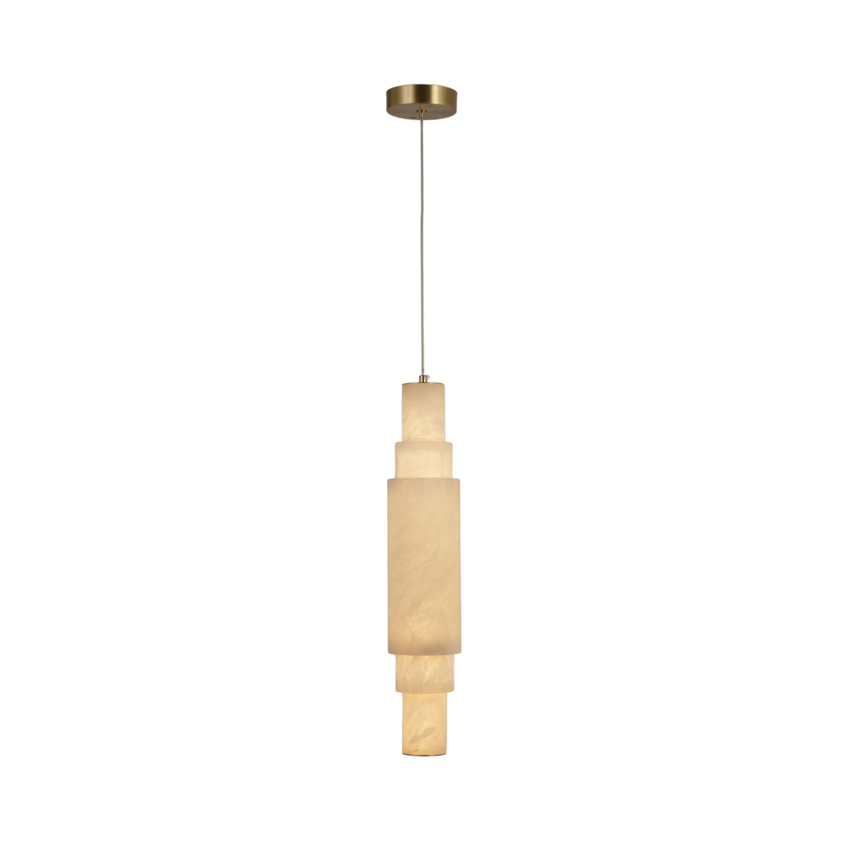 Aurelia LED Alabaster Pendant Light - Soft White