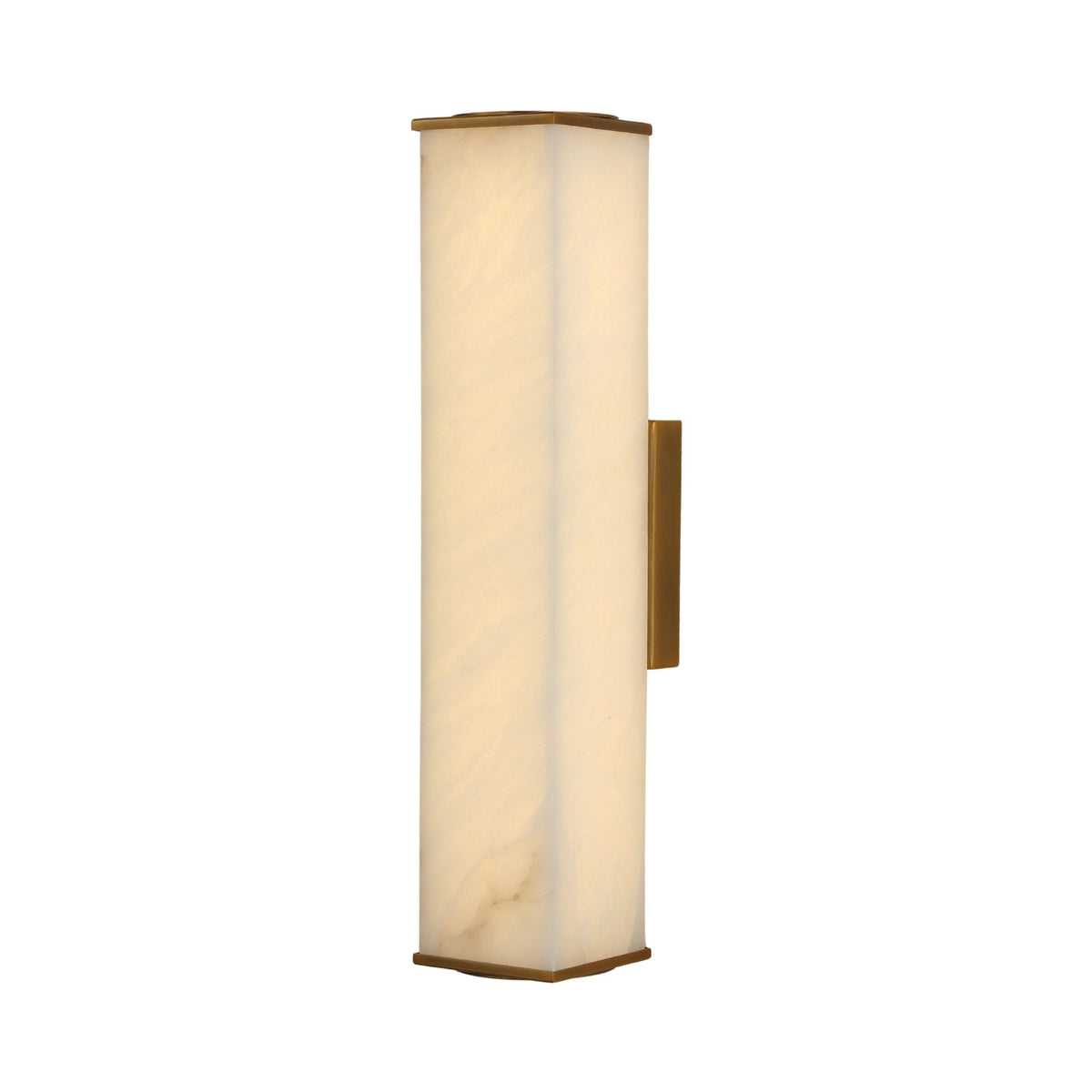 Valmere LED Large Linear Alabaster Wall Light - Soft White