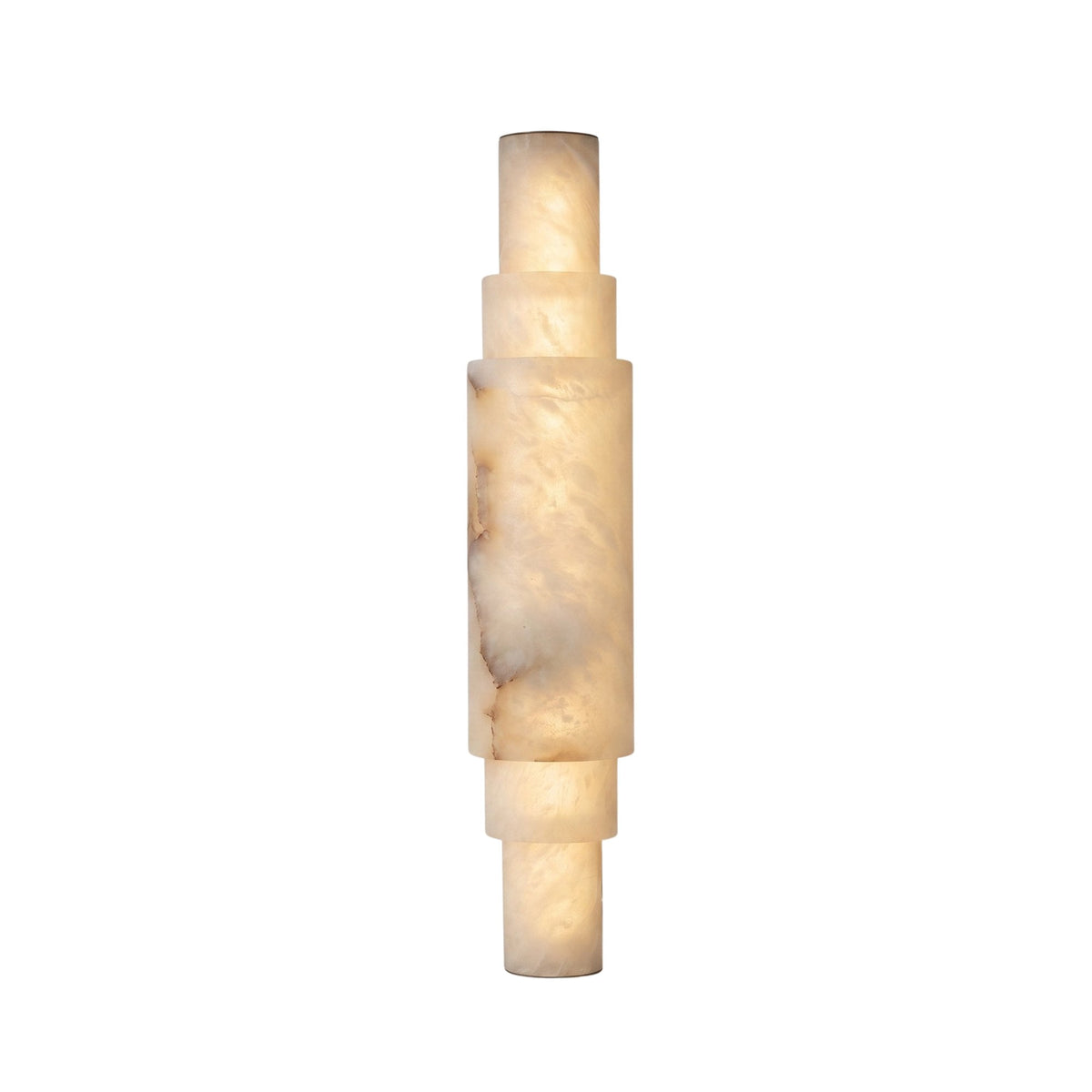 Aurelia LED Alabaster Wall Light - Brushed Brass
