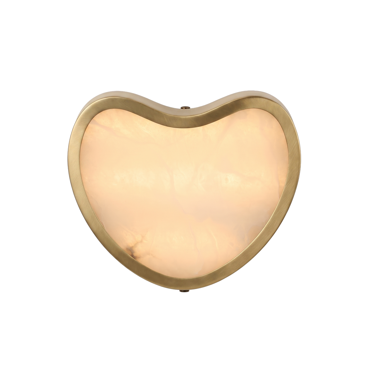 Marea LED Alabaster Wall Light - Brushed Brass
