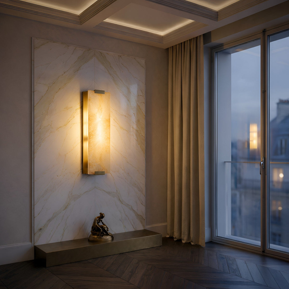Virelux Alabaster Wall Light