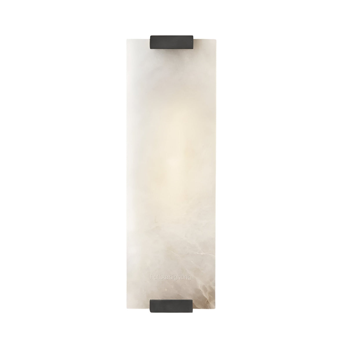 Virelux LED Alabaster Wall Light - Black & Soft White