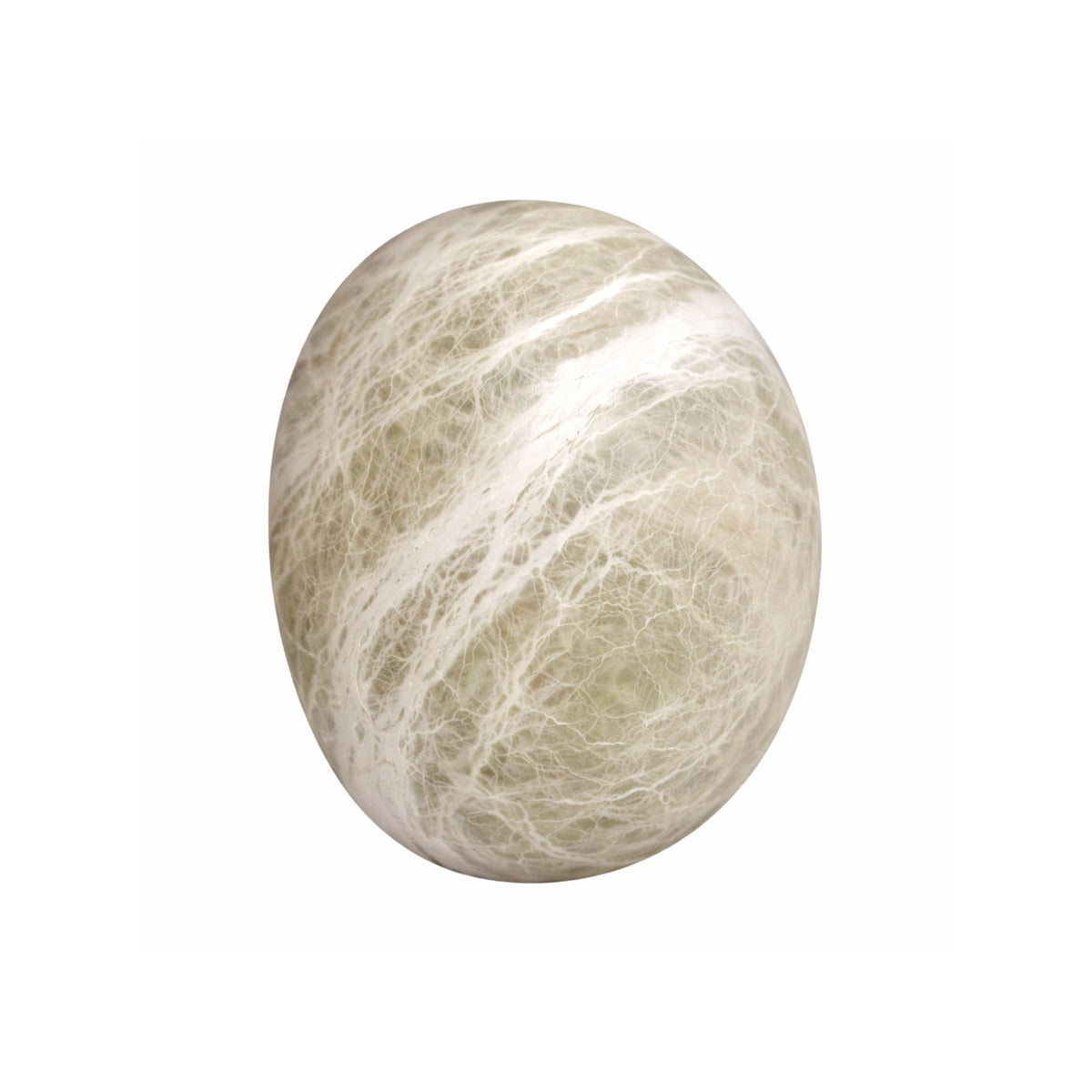 Orvani LED Small Round Alabaster Wall Light - Soft White