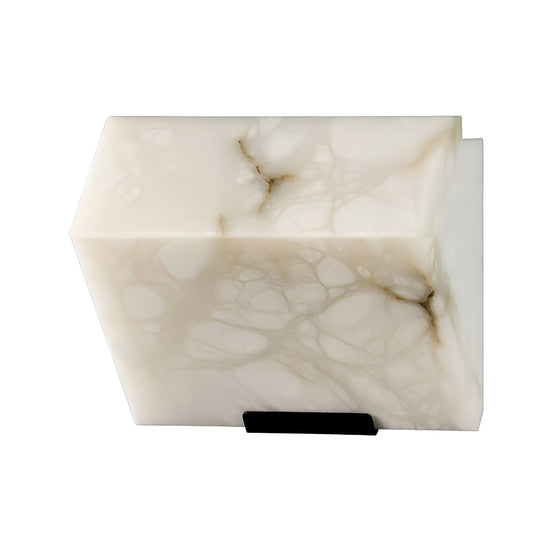 Glorina LED Alabaster Wall Light - Soft White