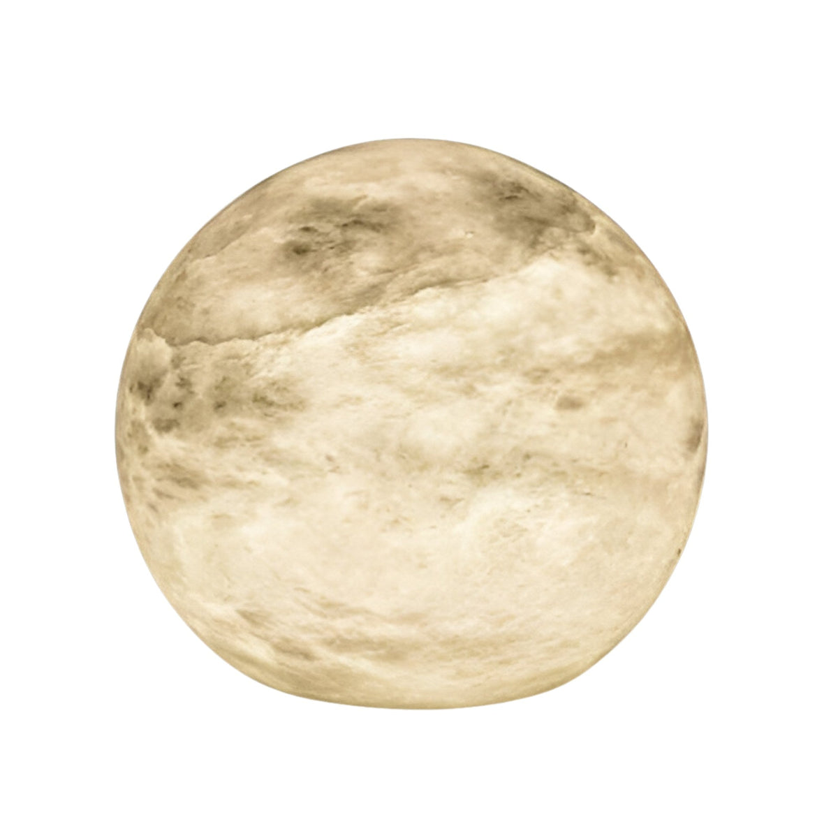 Marvello Alabaster Orb Table Lamp - Soft White