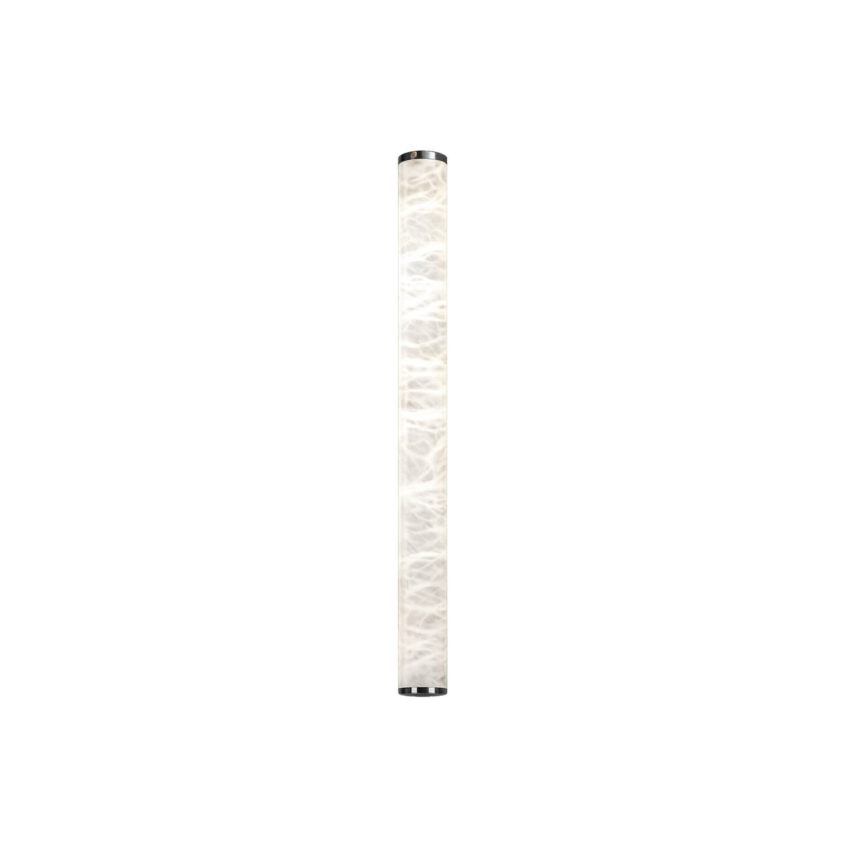 Corvane LED Slim Cylindrical Alabaster Wall Light - Small Soft White