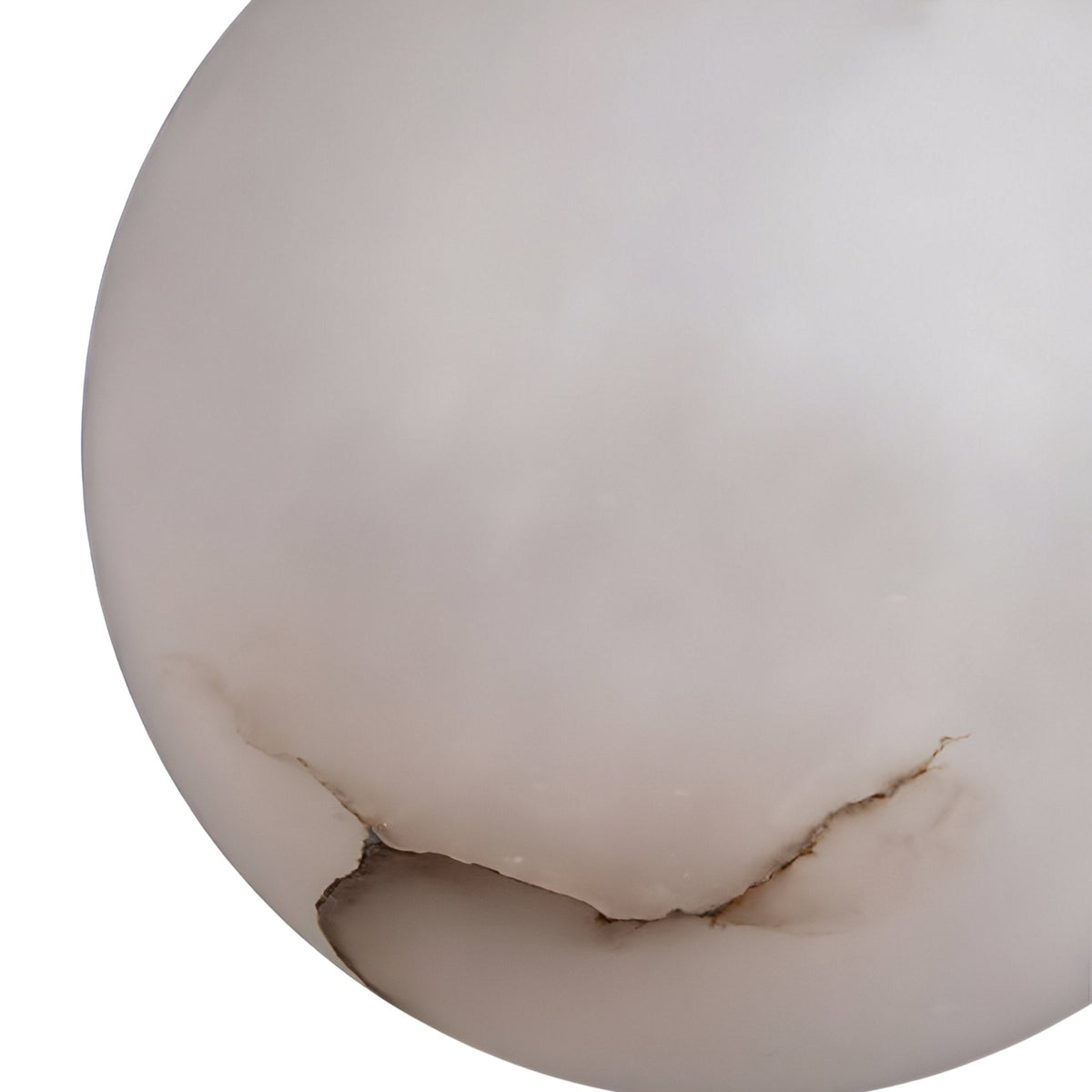 Lyvane 1 Light Medium Globe Alabaster Pendant - Soft White