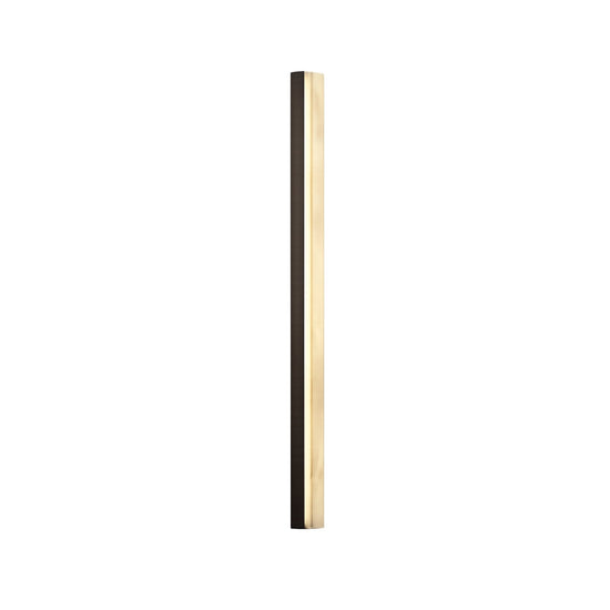 Cornova LED Slim Linear Alabaster Wall Light - Matte Black 450mm