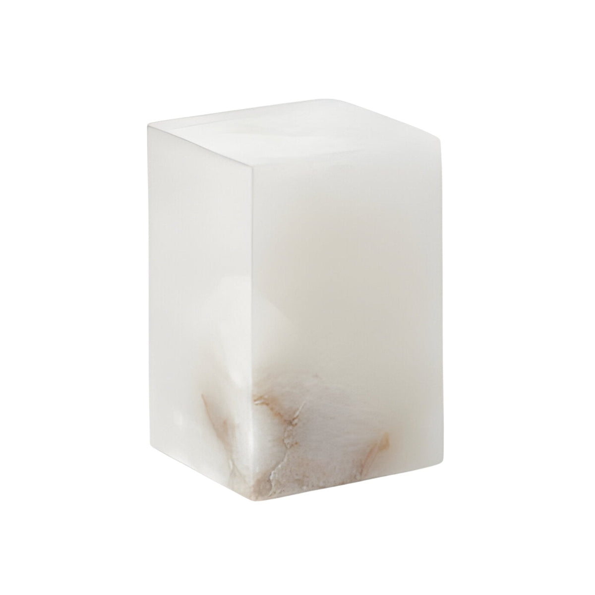 Monvara Small Monolith Alabaster Floor Lamp - Soft White