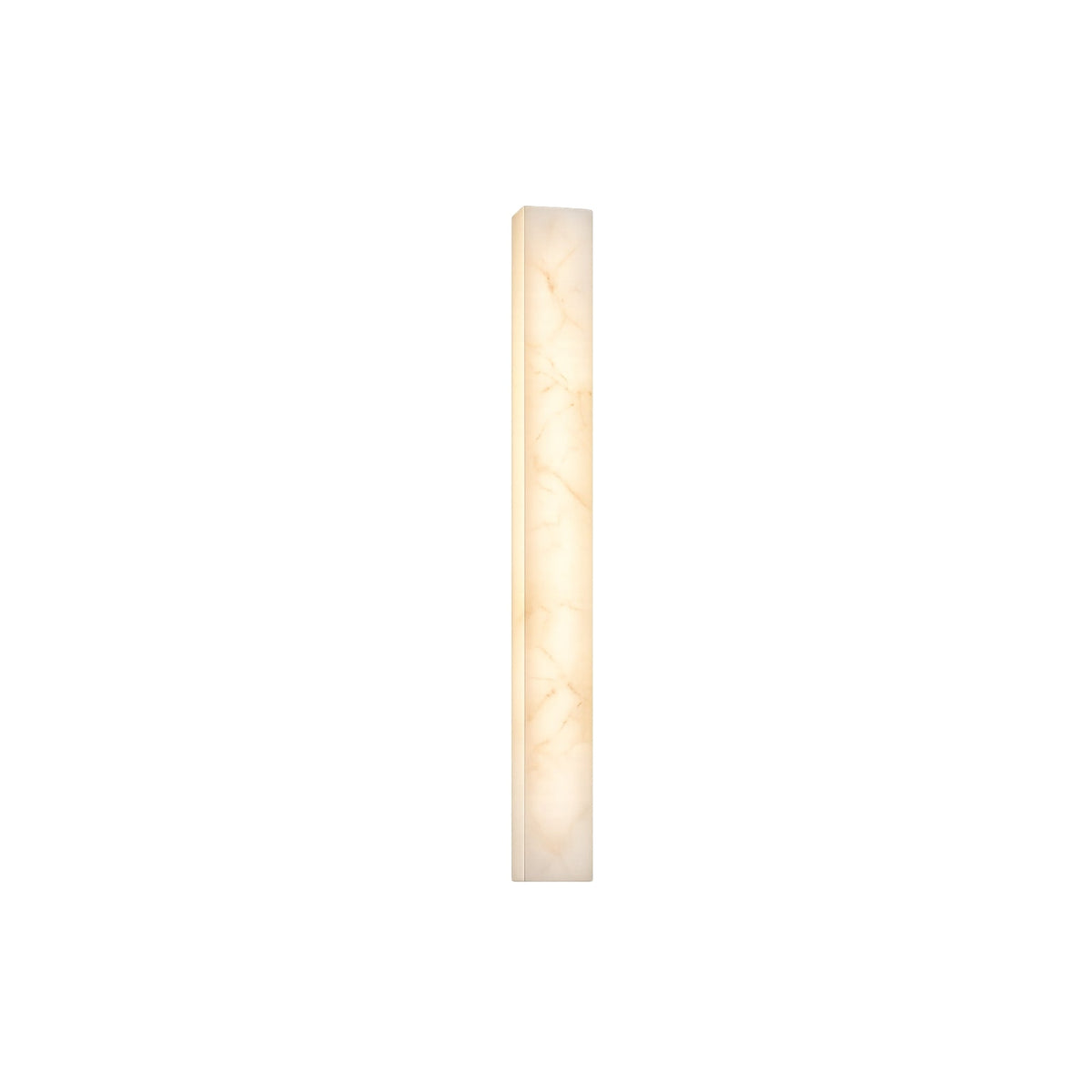 Aureline LED Alabaster Column Wall Light 500mm - Soft White