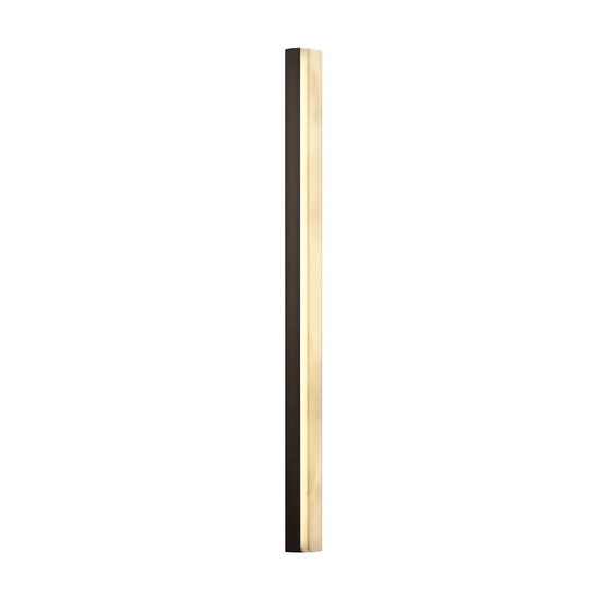 Cornova LED Linear Alabaster Wall Light 900mm - Matte Black