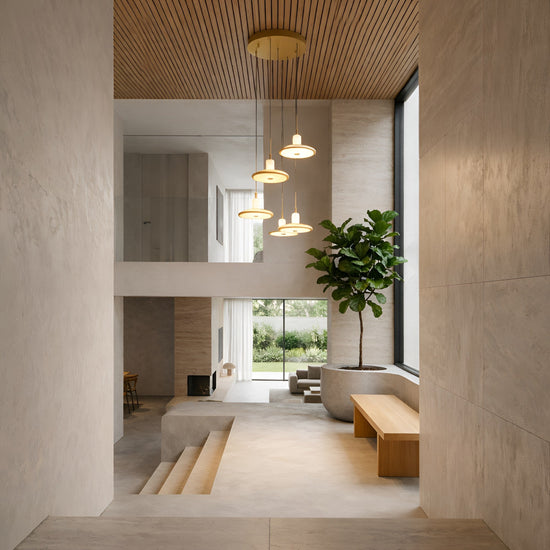 Aurevia 5 Light LED Drop Alabaster Cluster Chandelier - Brushed Brass