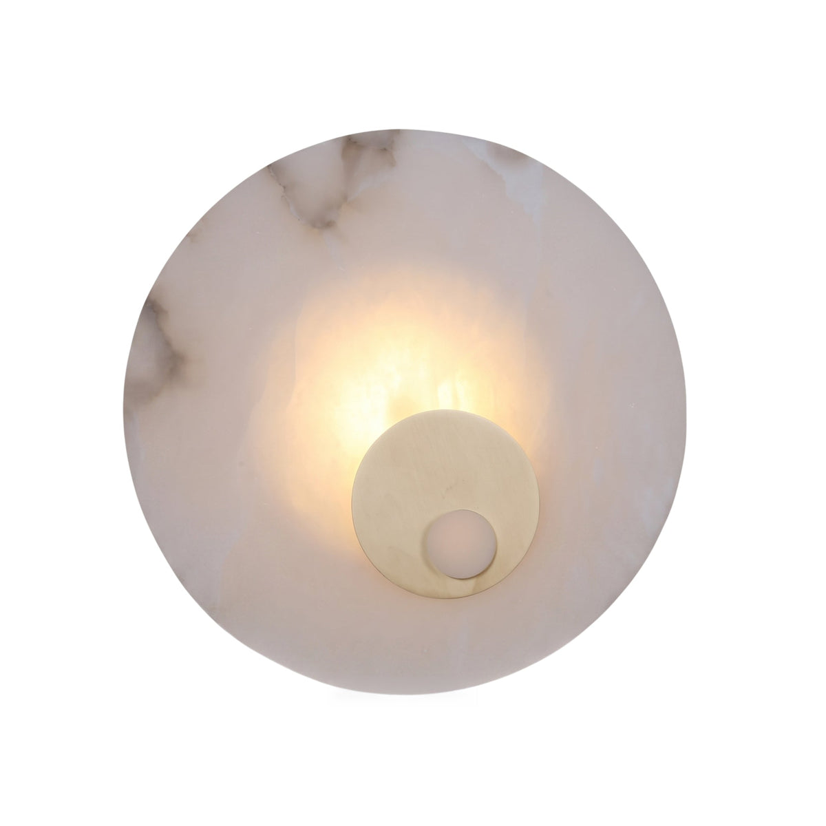 Selvana LED Large Alabaster Wall Light - Soft White