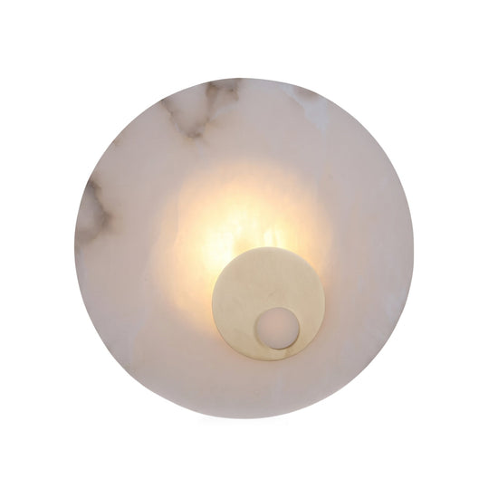 Selvana LED Large Alabaster Wall Light - Soft White