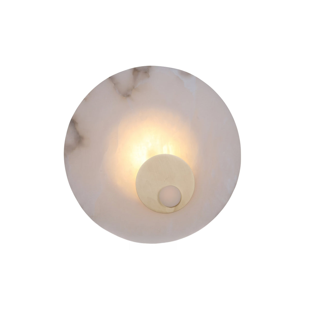 Selvana LED Small Alabaster Wall Light - Soft White