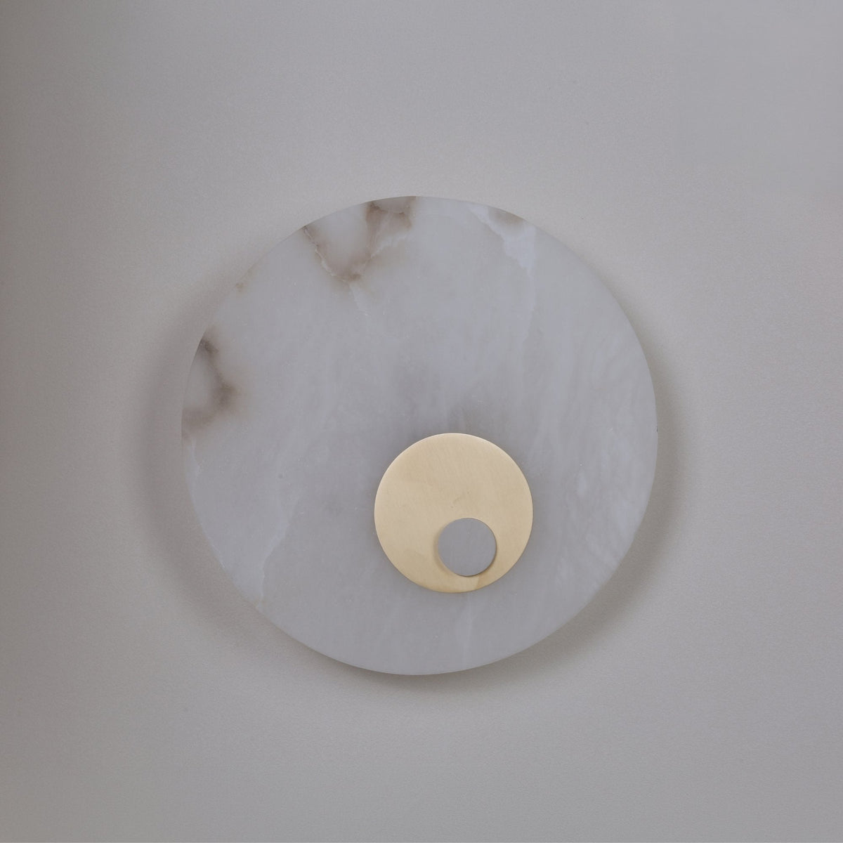 Selvana LED Small Alabaster Wall Light - Soft White