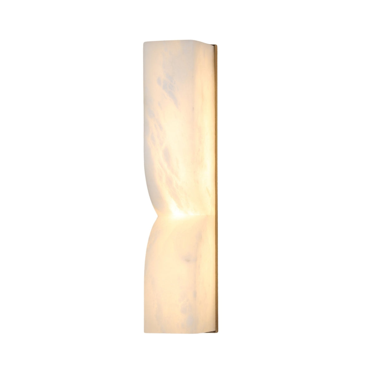 Vera LED Small Silhouette Alabaster Wall Light - Soft White