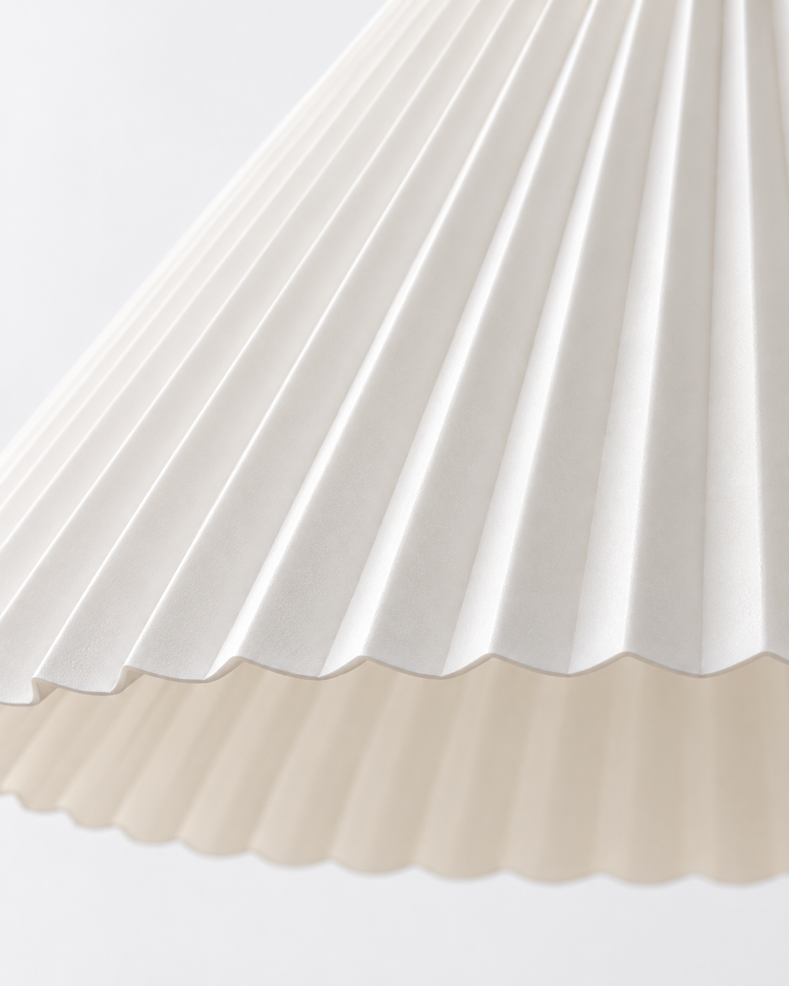 Linessa Pleated Resin Pendant Light — AI-generated resin detail illustration