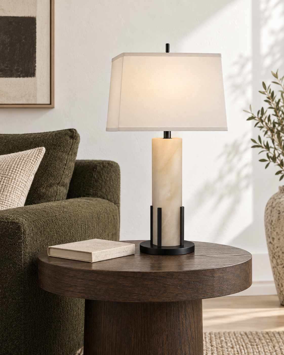 Strataform Alabaster Table Lamp
