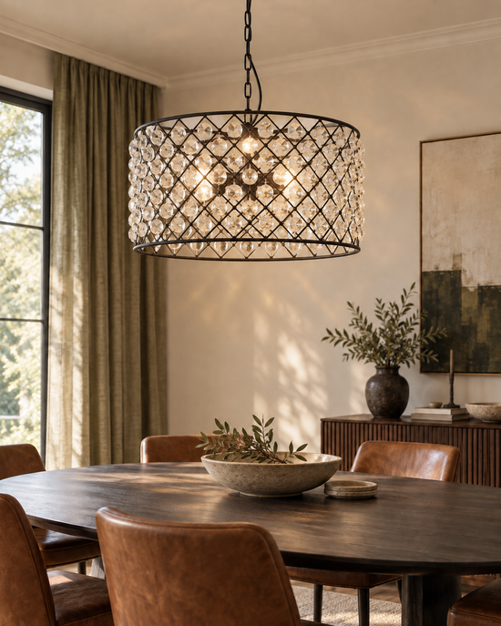 Belida — light on; AI-generated interior scene, 600 mm version