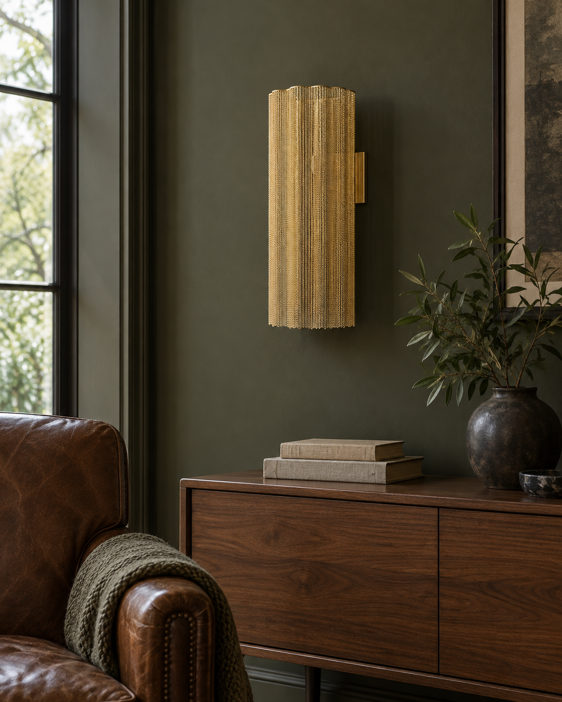 Caleno — light off; AI-generated interior scene