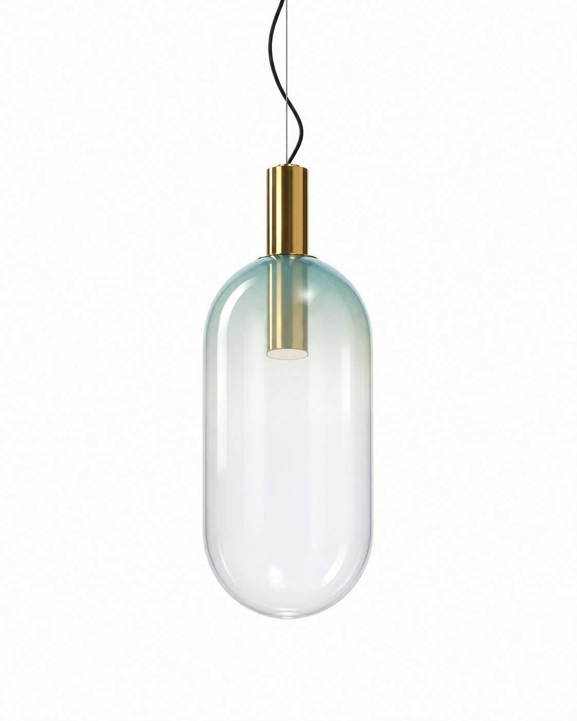 Elino Capsule — white background product view, blue; AI-generated illustration