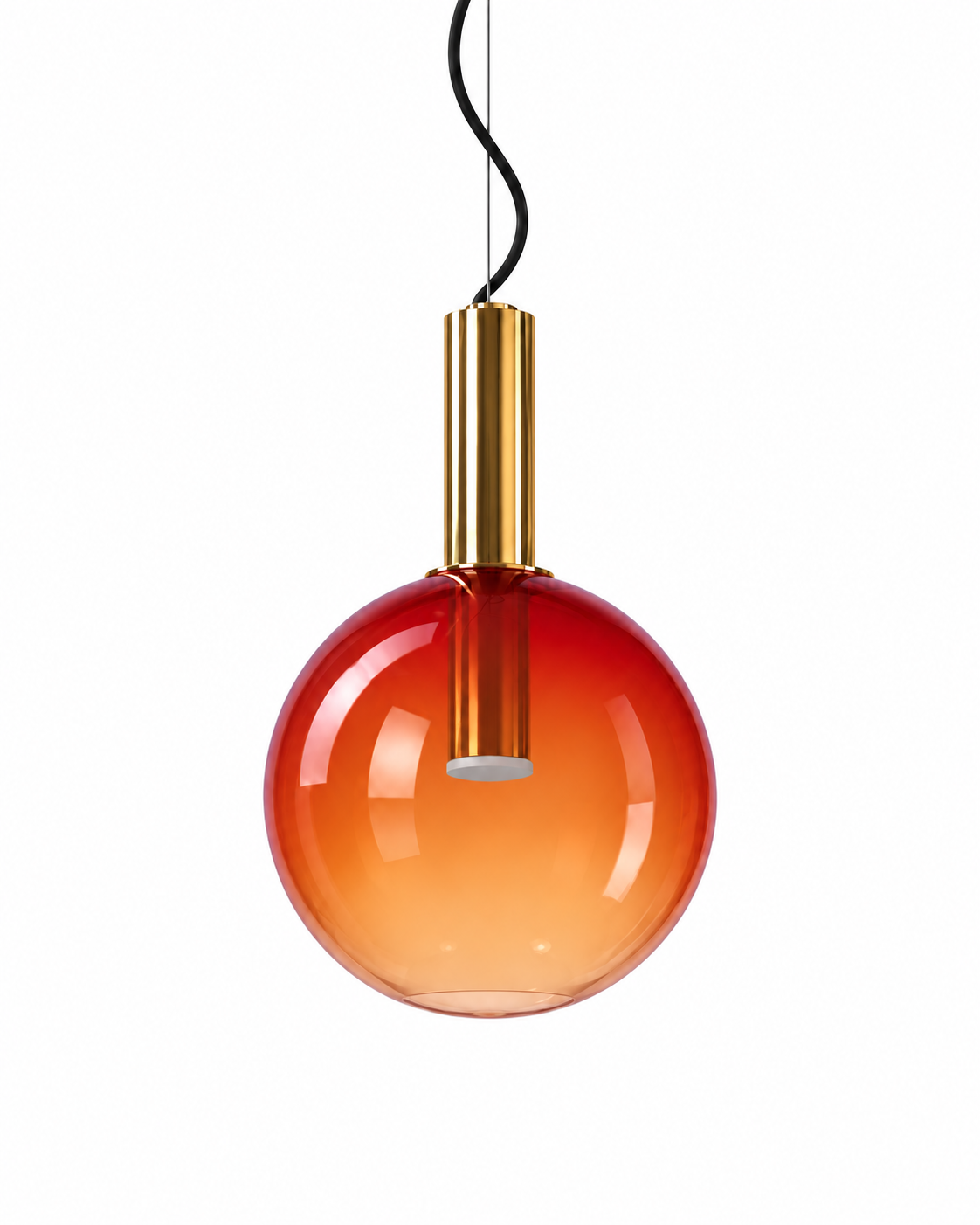 Elino Globe — white background product view, 200 red; AI-generated illustration