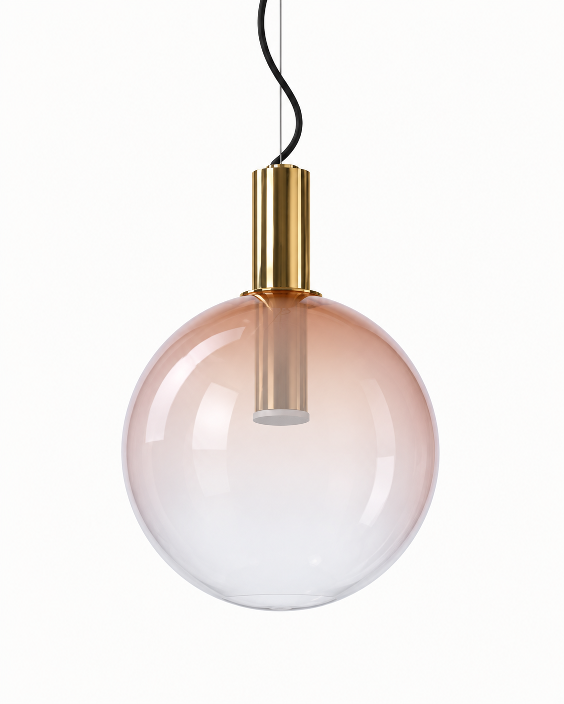 Elino Globe — white background product view, 300 pink; AI-generated illustration
