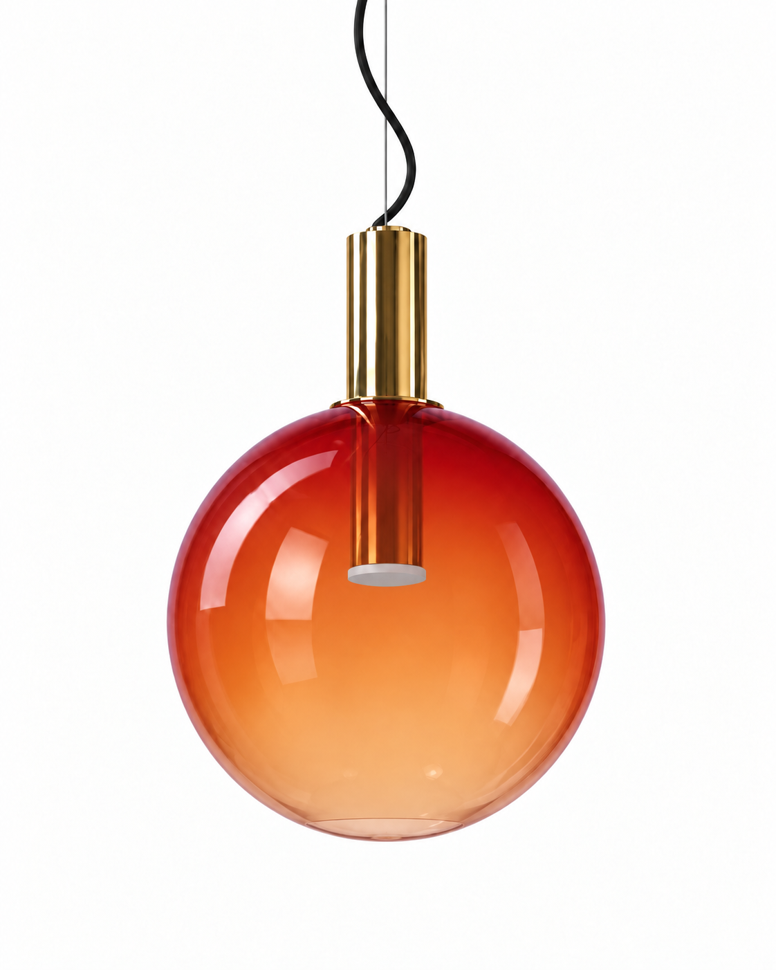 Elino Globe — white background product view, 300 red; AI-generated illustration