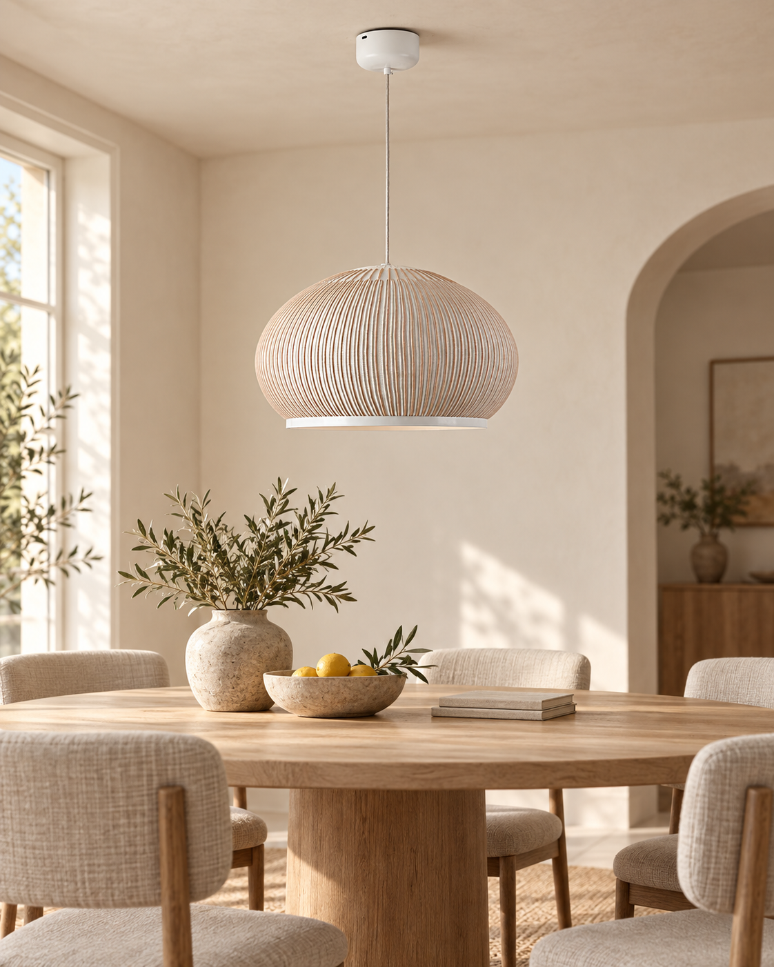 MOPOCE Pleat Low Dome Pendant