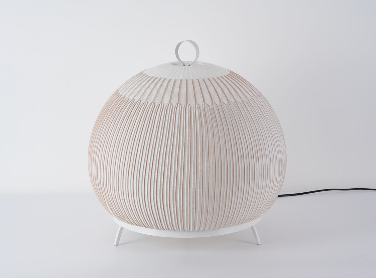 MOPOCE Pleat Round Table Lamp — unlit product view