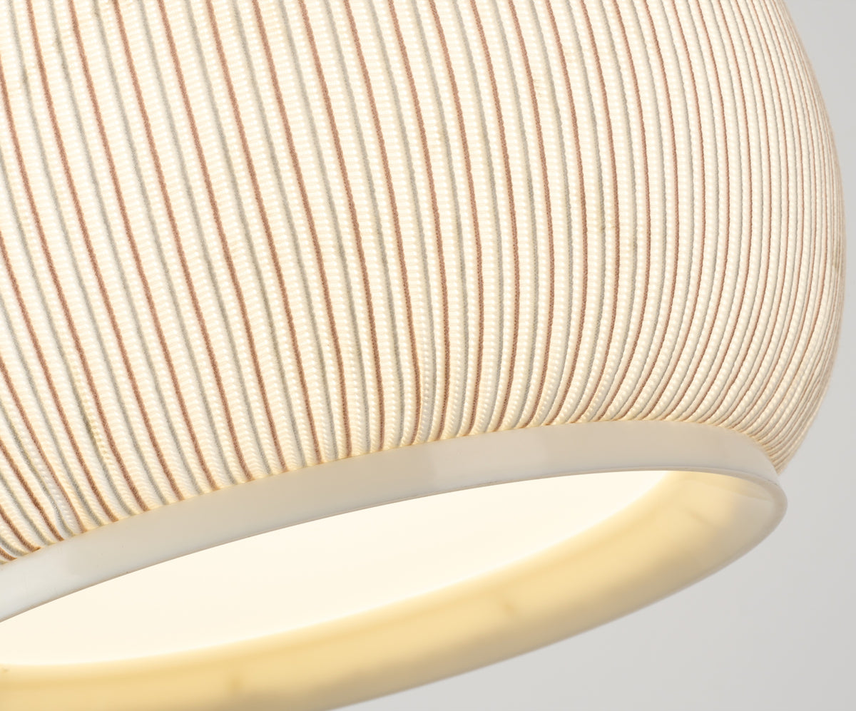 MOPOCE Pleat Tall Pendant — knitted shade detail