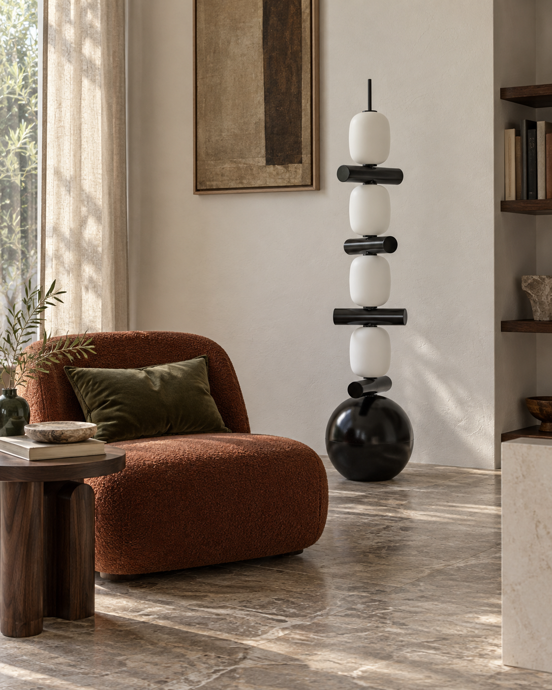 Selia — light off; AI-generated interior scene