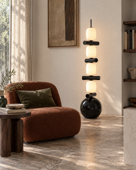 Selia — light on; AI-generated interior scene