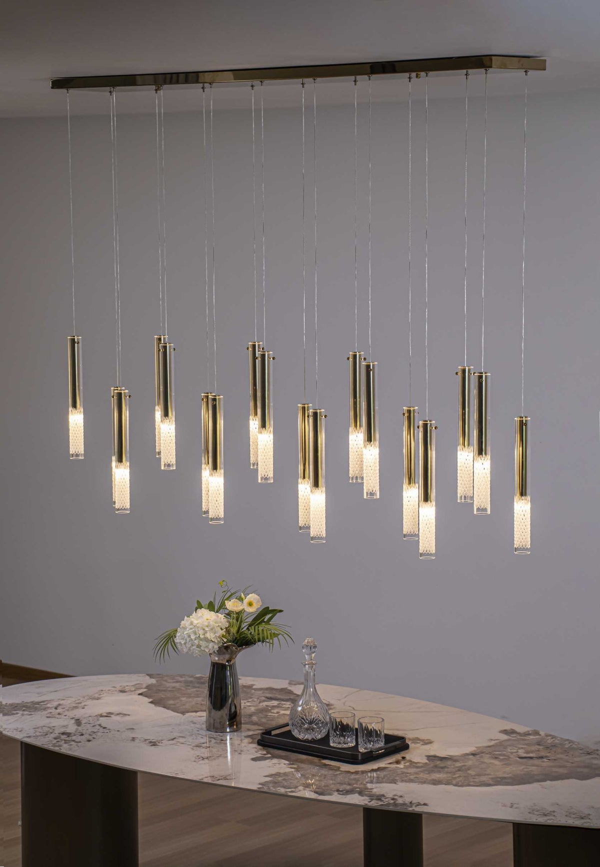 MOPOCE Crystal Rain Bar Pendant