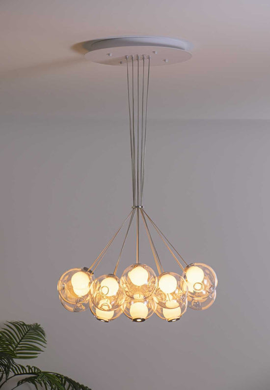MOPOCE Glass Orb Cluster Pendant