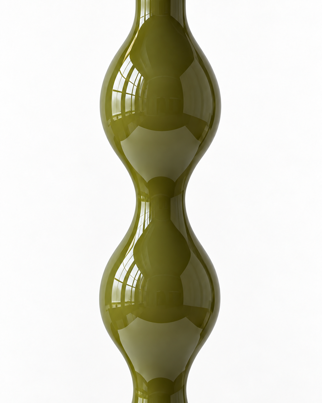 Oroessa Sculptural Resin Floor Lamp — AI-generated resin detail illustration